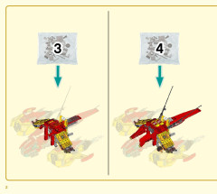 LEGO 80008 instructions page 2 – build guide