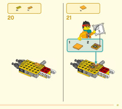 LEGO 80008 instructions page 21 – build guide