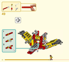 LEGO 80008 instructions page 42 – build guide