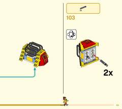 LEGO 80008 instructions page 83 – build guide