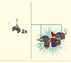 LEGO 80008 instructions page 21 – build guide
