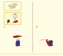 LEGO 80008 instructions page 9 – build guide