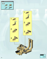 LEGO 8001 instructions page 70 – build guide