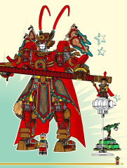 LEGO 80012 instructions page 185 – build guide