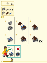 LEGO 80012 instructions page 22 – build guide