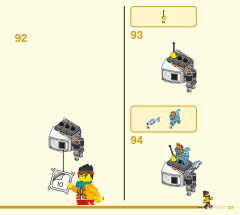 LEGO 80014 instructions page 129 – build guide