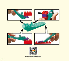LEGO 80014 instructions page 2 – build guide