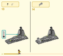 LEGO 80014 instructions page 22 – build guide