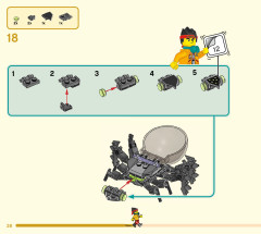 LEGO 80014 instructions page 38 – build guide