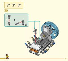 LEGO 80014 instructions page 73 – build guide
