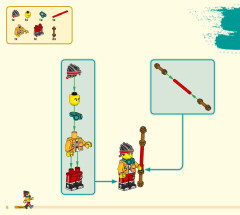 LEGO 80014 instructions page 8 – build guide