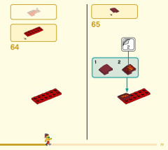 LEGO 80019 instructions page 77 – build guide