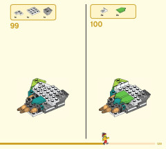 LEGO 80020 instructions page 129 – build guide