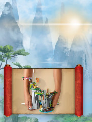 LEGO 80024 instructions page 128 – build guide