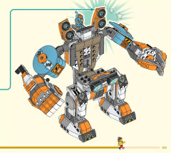 LEGO 80025 instructions page 129 – build guide