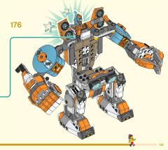 LEGO 80025 instructions page 135 – build guide