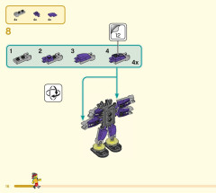 LEGO 80025 instructions page 16 – build guide