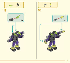LEGO 80025 instructions page 17 – build guide
