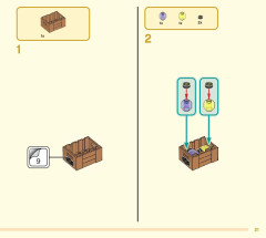 LEGO 80025 instructions page 21 – build guide