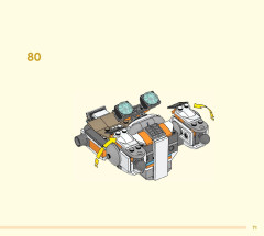 LEGO 80025 instructions page 71 – build guide