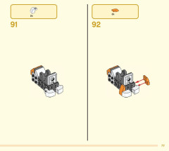LEGO 80025 instructions page 77 – build guide