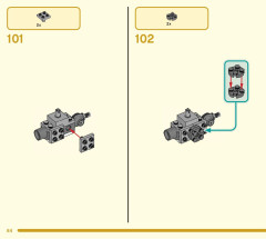 LEGO 80025 instructions page 84 – build guide