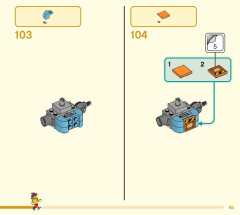 LEGO 80025 instructions page 85 – build guide