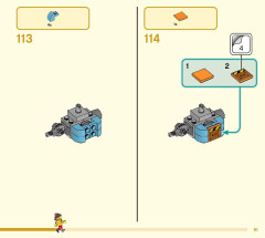 LEGO 80025 instructions page 91 – build guide
