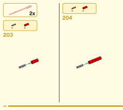 LEGO 80026 instructions page 182 – build guide