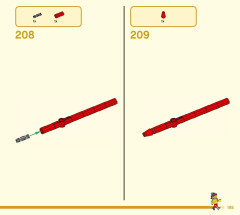 LEGO 80026 instructions page 185 – build guide