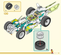 LEGO 80031 instructions page 129 – build guide