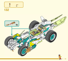 LEGO 80031 instructions page 131 – build guide