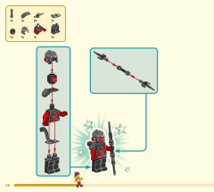 LEGO 80031 instructions page 28 – build guide