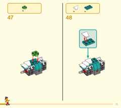 LEGO 80031 instructions page 71 – build guide