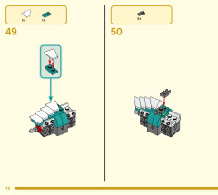 LEGO 80031 instructions page 72 – build guide