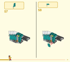 LEGO 80031 instructions page 77 – build guide