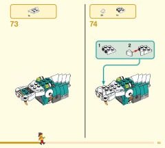 LEGO 80031 instructions page 85 – build guide