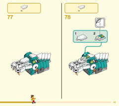LEGO 80031 instructions page 87 – build guide