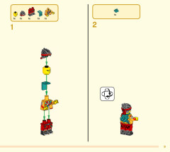 LEGO 80031 instructions page 9 – build guide