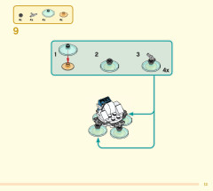 LEGO 80032 instructions page 13 – build guide