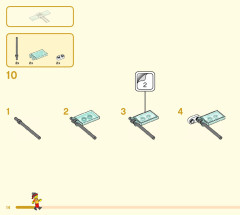 LEGO 80032 instructions page 14 – build guide