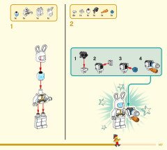 LEGO 80032 instructions page 147 – build guide