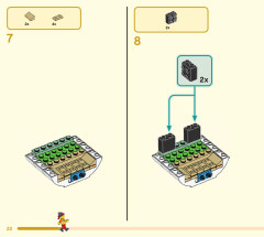 LEGO 80032 instructions page 22 – build guide