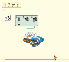 LEGO 80032 instructions page 74 – build guide