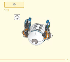 LEGO 80032 instructions page 77 – build guide