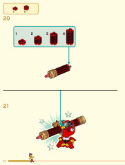 LEGO 80033 instructions page 22 – build guide