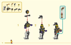 LEGO 80041 instructions page 10 – build guide