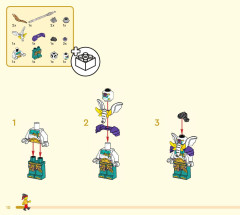 LEGO 80043 instructions page 10 – build guide