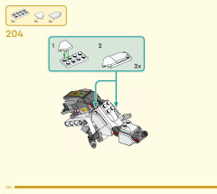 LEGO 80043 instructions page 124 – build guide