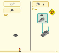 LEGO 80043 instructions page 125 – build guide